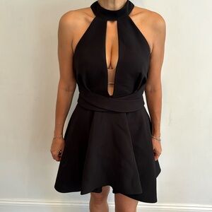 Cameo Black Mini Dress
